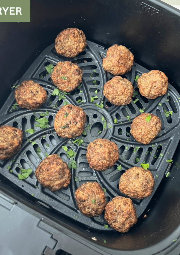 beef meatballs in air fryer
