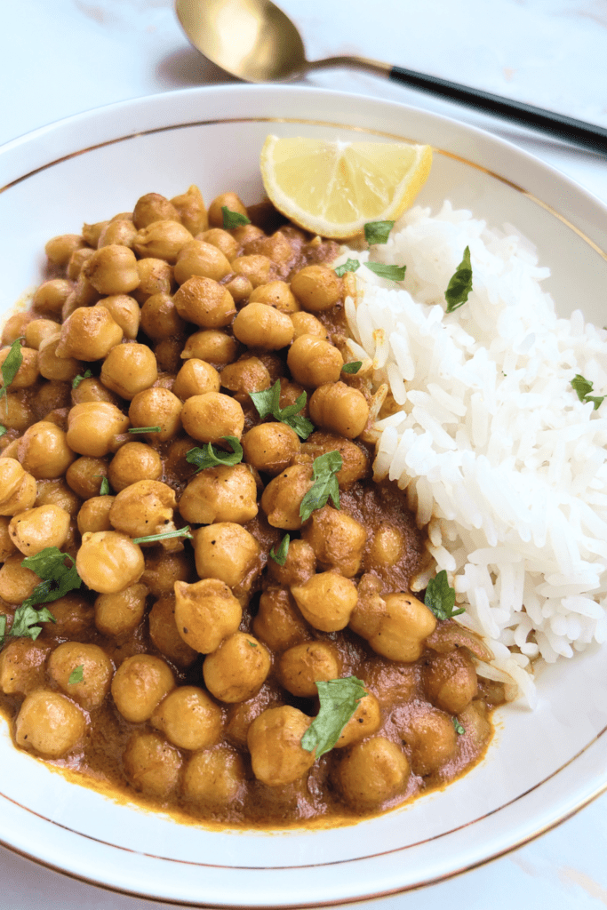 instant pot coconut chickpea curry